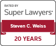 Rated by Super Lawyers | Steven C. Weiss | 20 Years